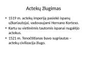 Actekų civilizacija. Skaidrės 8 puslapis