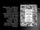 Kitataučiai K. Donelaičio „Metuose“ 3 puslapis