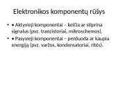 Elektronikos komponentai: panaudojimas ir žymėjimas 3 puslapis