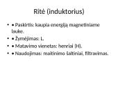 Elektronikos komponentai: panaudojimas ir žymėjimas 6 puslapis