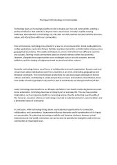 The Impact of Technology on Communities