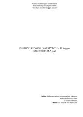 Platono knygos ,,Valstybė“ I – III knygos išplėstinis planas