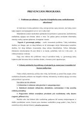 Prevencijos programa