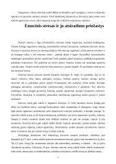 Stresas, jo poveikis sveikatai ir profilaktika 4 puslapis