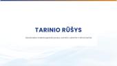 Tarinio rūšys