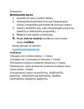 namų ruošos darbai