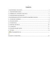 Bendrosios ekologijos kontrolinis darbas