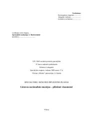 Specialybės  renginio išplėstinis planas: Lietuvos nacionalinis muziejus – pilietinei visuomenei
