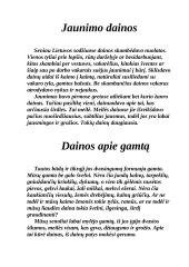 Lietuvių liaudies dainų įvairovė ir žanrai 8 puslapis