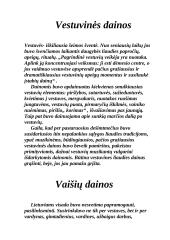 Lietuvių liaudies dainų įvairovė ir žanrai 9 puslapis