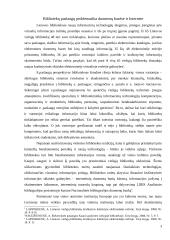 Bibliotekų paslaugų problematika duomenų bazėse ir internete 3 puslapis