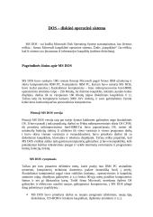 DOS operacinės sistemos 6 puslapis