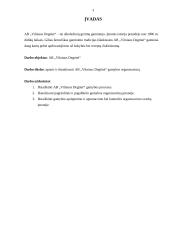 Gamybos organizavimas: AB "Vilniaus degtinė" 2 puslapis
