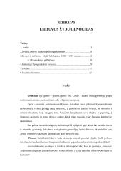 Lietuvos žydų genocidas