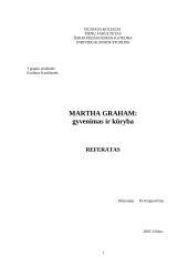 Martha Graham: gyvenimas ir kūryba