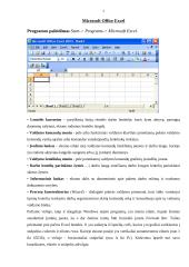 Microsoft Office 2003  Excel, Word, Access, PowerPoint darbo aprašymas 2 puslapis