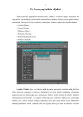 Microsoft Office 2003  Excel, Word, Access, PowerPoint darbo aprašymas 13 puslapis