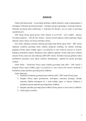 Natūrali gyventojų kaita Prienų rajone 2003–2007 metais 3 puslapis
