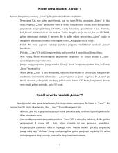 Pažintis su operacine sistema "Linux" 5 puslapis