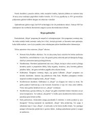 Pokalbiai internetu Skype programa 4 puslapis