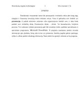 Prezentacijų rengimo technologijos 2 puslapis