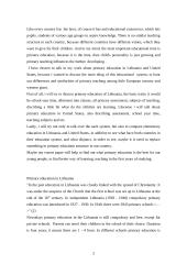 Primary education in Lithuania and United States of America (USA) 2 puslapis