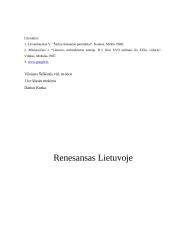 Renesansas Lietuvoje su nuotraukomis 12 puslapis