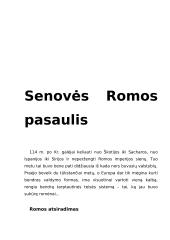 Senovės Romos pasaulis 3 puslapis