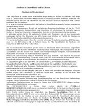 Studium in Deutschland und in Litauen 4 puslapis