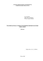 Švietimo įstaigų įvairovė ir išorinio diferencijavimo prielaidos