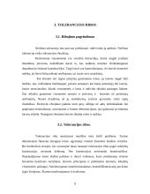 Tolerancijos kilmė bei samprata 9 puslapis