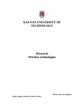 Wireless technologies 1 puslapis