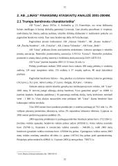 Įmonės finansinių ataskaitų analizė: AB "Linas" 9 puslapis