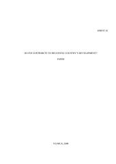 Do FDI contribute to receiving country’s development?