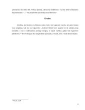 R. Gavelis "Vilniaus džiazas". Moteris kaip "kita" ir "svetima" vyriškajam diskursui 6 puslapis