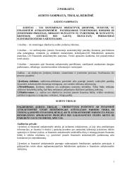 Audito samprata, tikslai, reikšmė