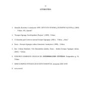 Europos Sąjungos (ES) politikos sritys. Euras 18 puslapis