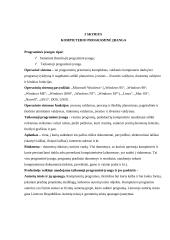 Kompiuterio programinė įranga. Svarbiausios sąvokos 5 puslapis