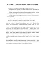 LR darbuotojų saugos bei sveikatos įstatymo nagrinėjimas 8 puslapis