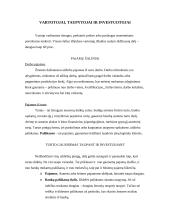 Vartotojai, taupytojai ir investuotojai