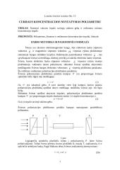 Cukraus koncentracijos nustatymas poliametru