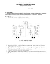 Dvikrūvio tranzistoriaus tyrimas