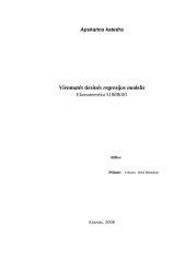 Ekonometrikos mokslas 17 puslapis