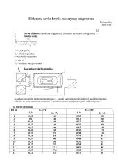 Elektronų savito krūvio nustatymas magnetronu