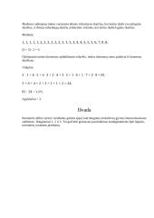 Statistinių duomenų analizė: kelintame aukšte gyvena draugai 6 puslapis