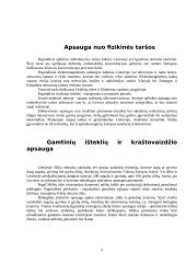 Ekologija ir gamtos apsauga Lietuvoje 5 puslapis