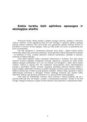 Ekologija ir gamtos apsauga Lietuvoje 6 puslapis