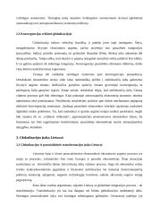 Globalizacija. Globalizacijos poveikis Lietuvai ir socialinei aplinkai 8 puslapis