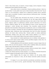 Globalizacija. Globalizacijos poveikis Lietuvai ir socialinei aplinkai 9 puslapis