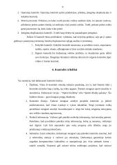 Kontrolės procesas ir kontrolės proceso analizė 9 puslapis